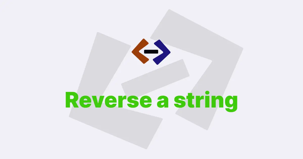 How to reverse a string in Javascript?