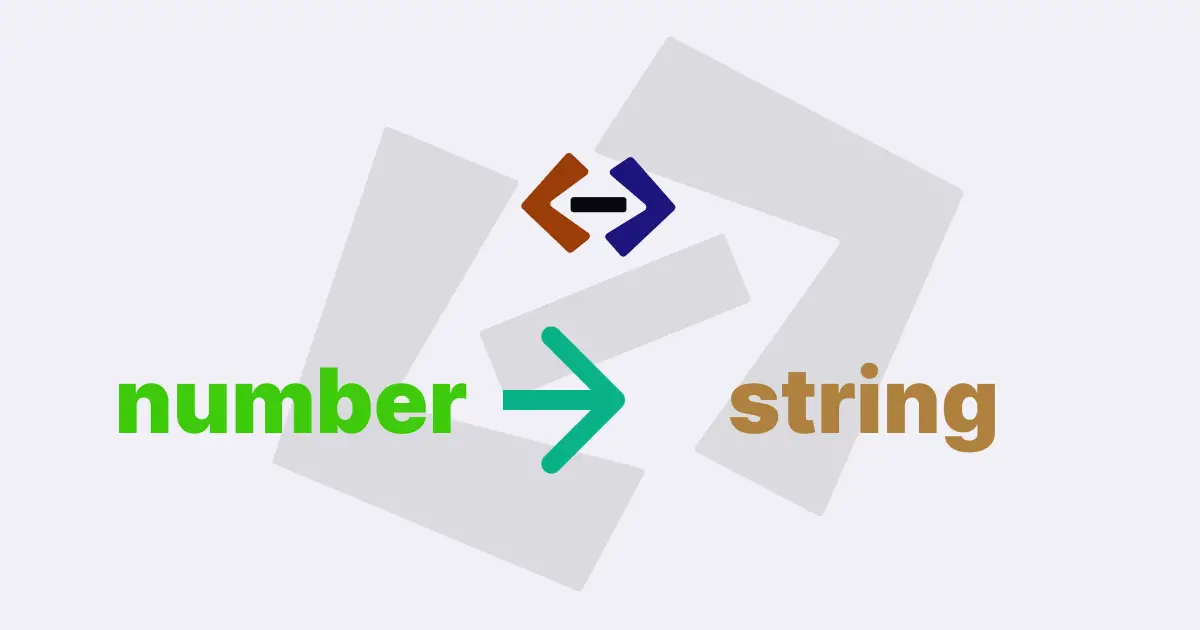 How do you convert a number to a string in JavaScript?