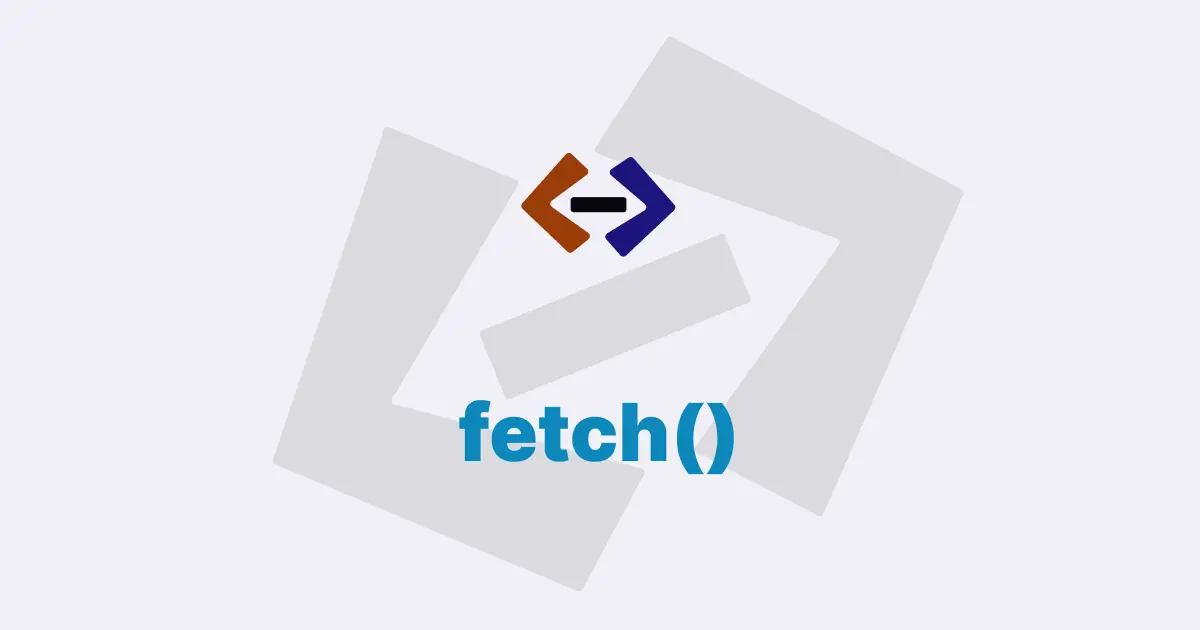 What is the use of the fetch() method in JavaScript?