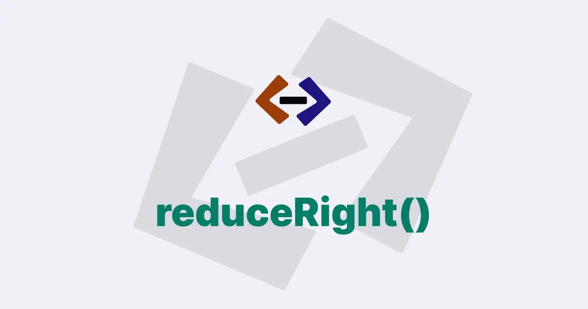 What is the use of the reduceRight() method in JavaScript?