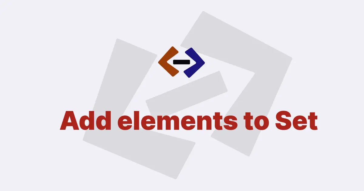 How do you add an element to a Set object in JavaScript?