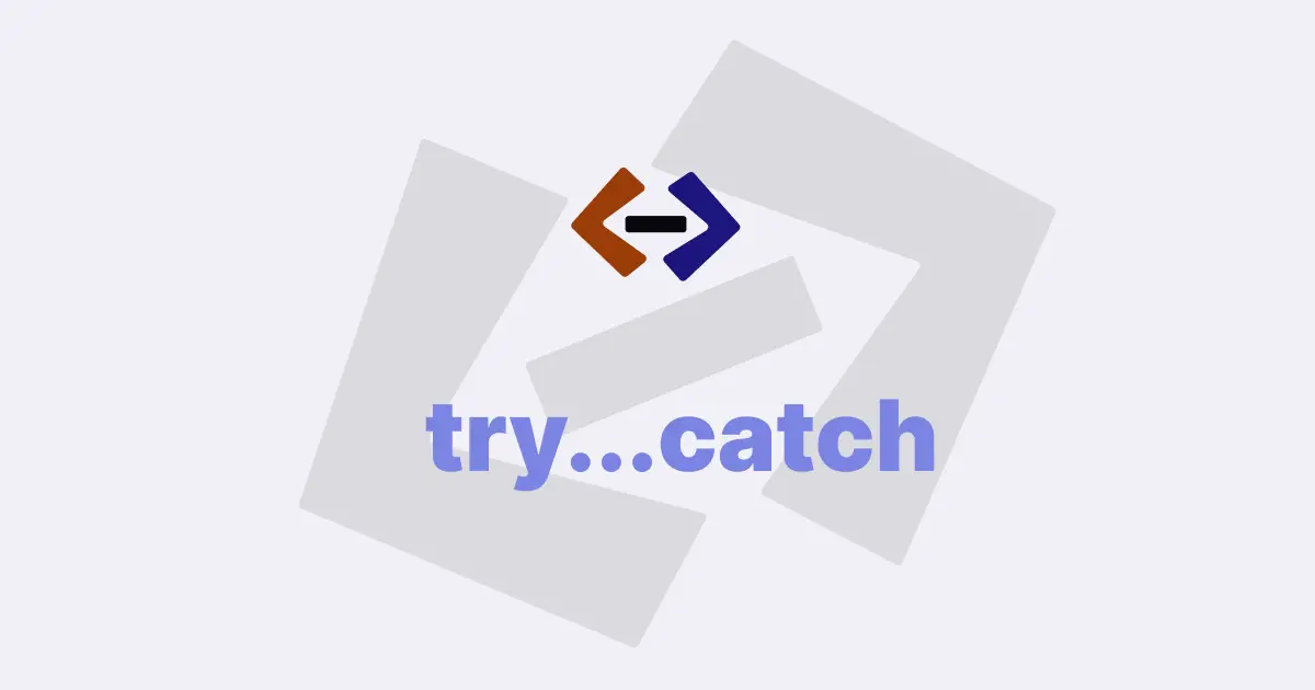 What is the use of the try...catch statement in JavaScript?