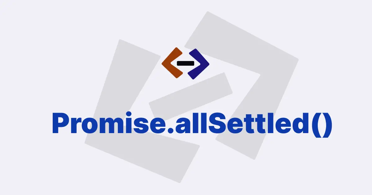 How do you use the Promise.allSettled() method in JavaScript?