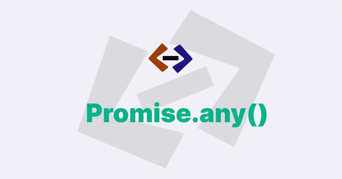 What is the use of the Promise.any() method in JavaScript?