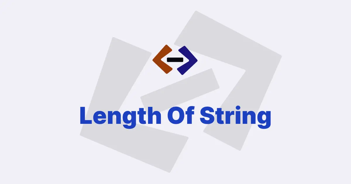 How do you find the length of a string in JavaScript?