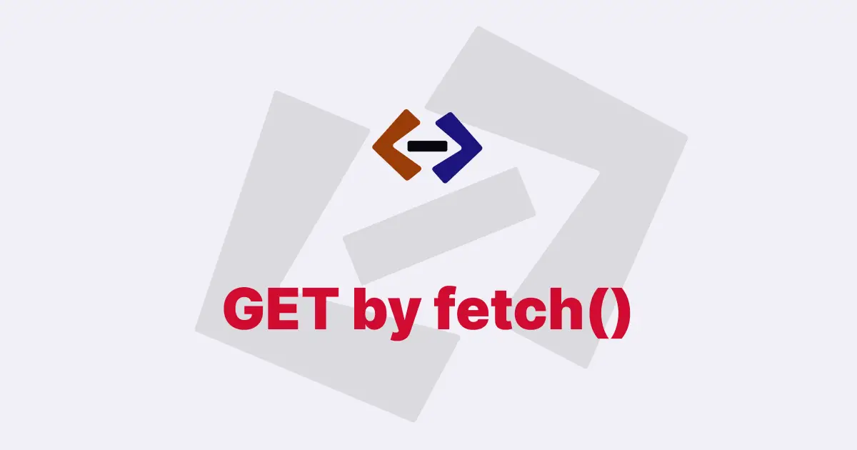 How do you send a GET request using fetch() in JavaScript?