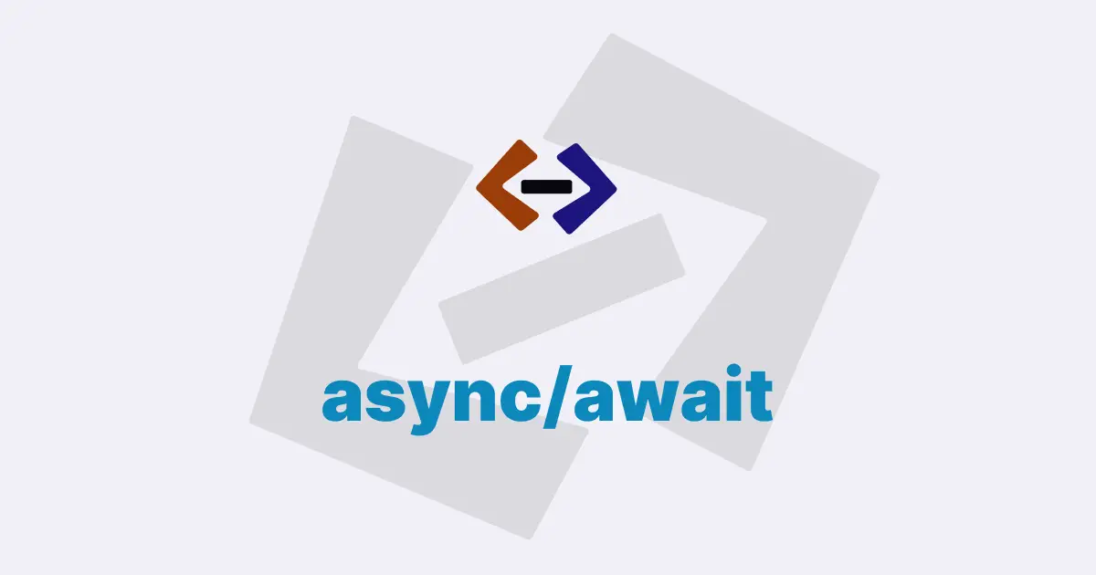 What is the use of async/await in JavaScript?