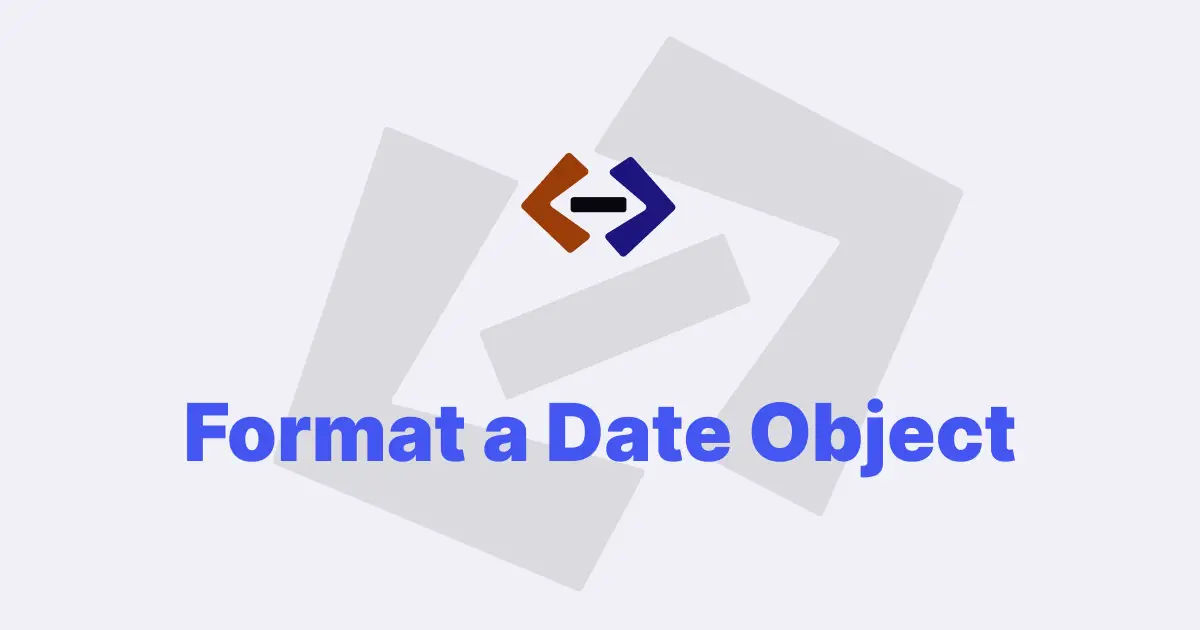 How do you format a Date object in JavaScript?