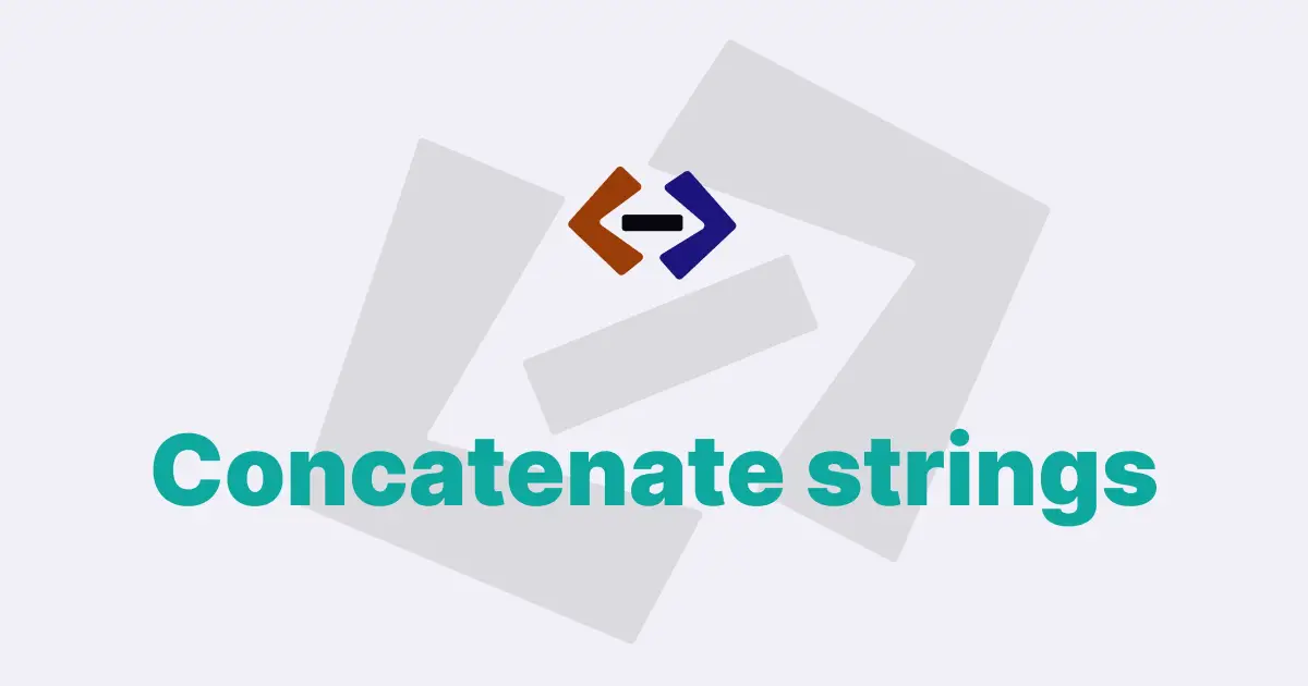 How do you concatenate strings in JavaScript?