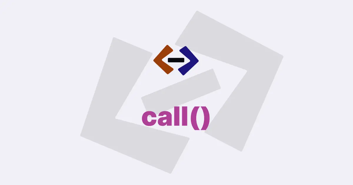 What is the use of the call() method in JavaScript?