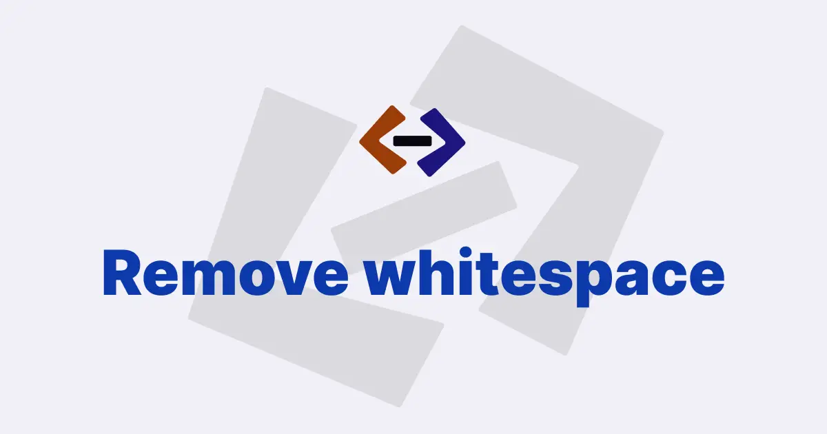 How do you remove whitespace from a string in Javascript?