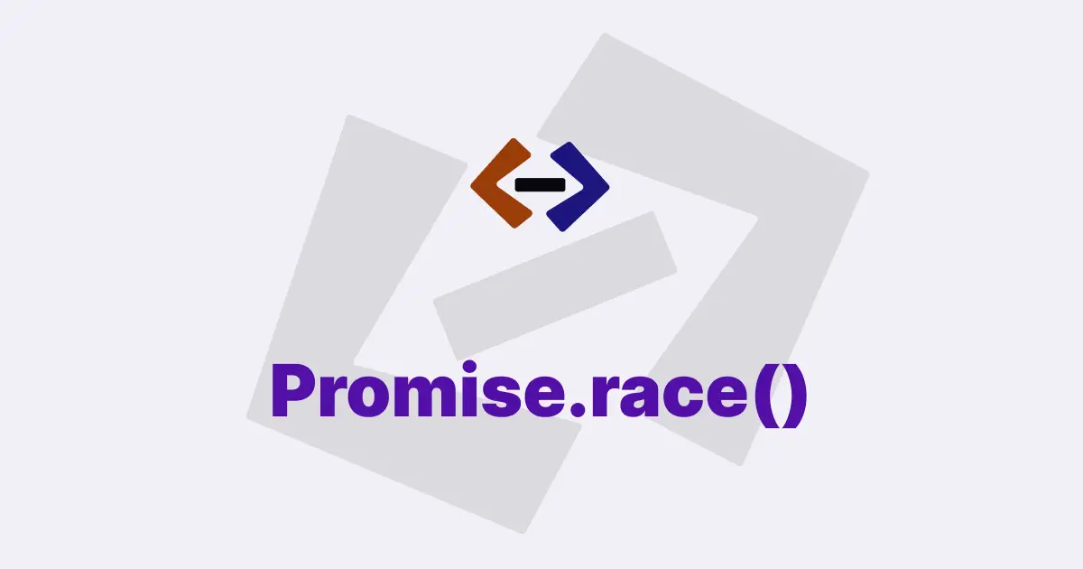 What is the use of the Promise.race() method in JavaScript?