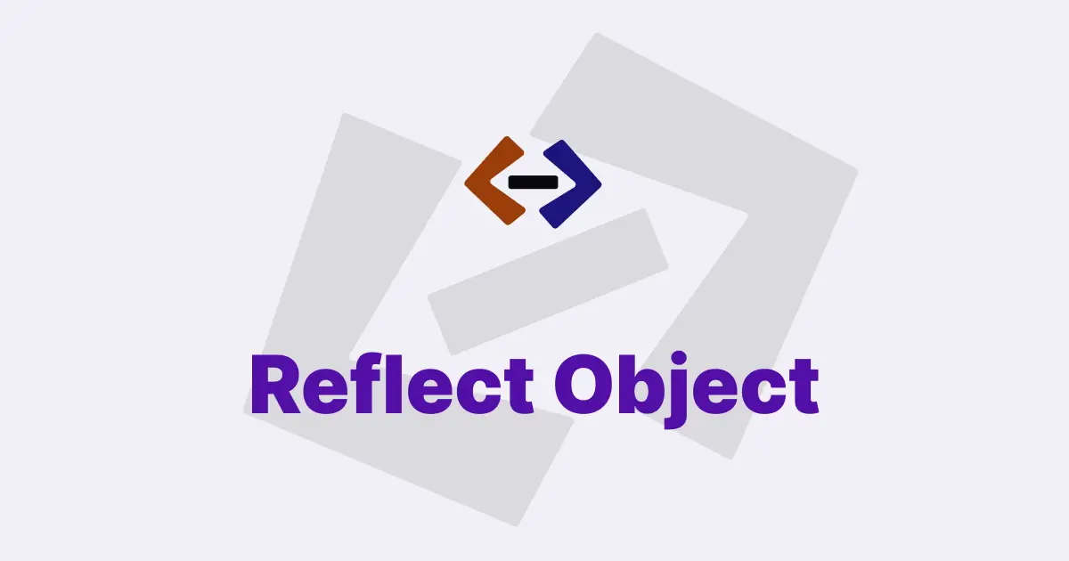 How do you create a new Reflect object in JavaScript?