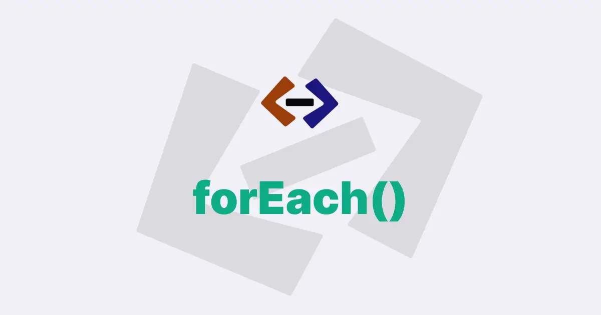 What is the use of the forEach() method in Javascript?