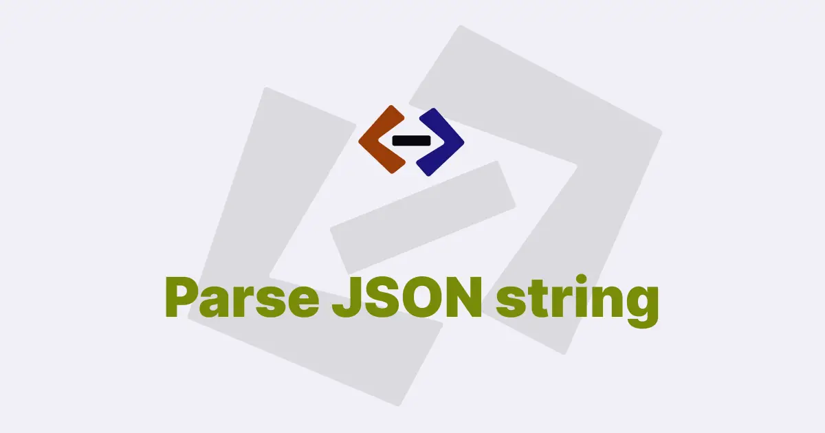 How do you parse a JSON string in JavaScript?