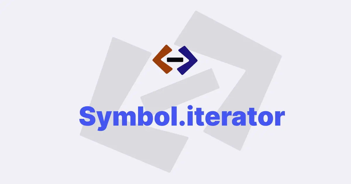 What is the use of the Symbol.iterator property in JavaScript?