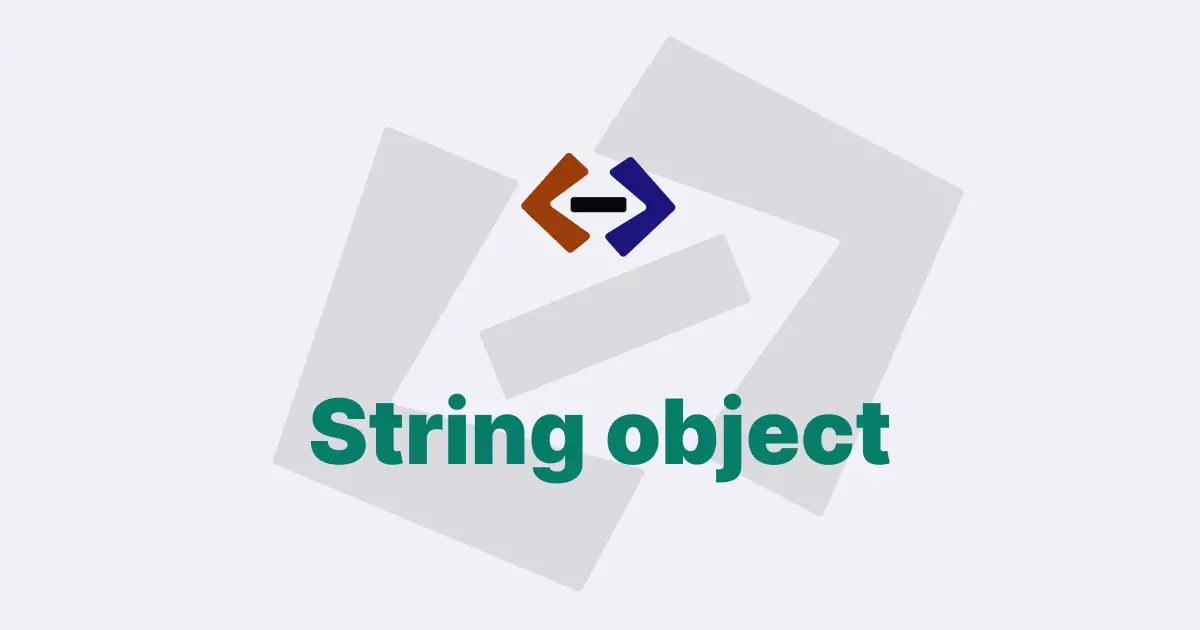 How do you create a new String object in JavaScript?