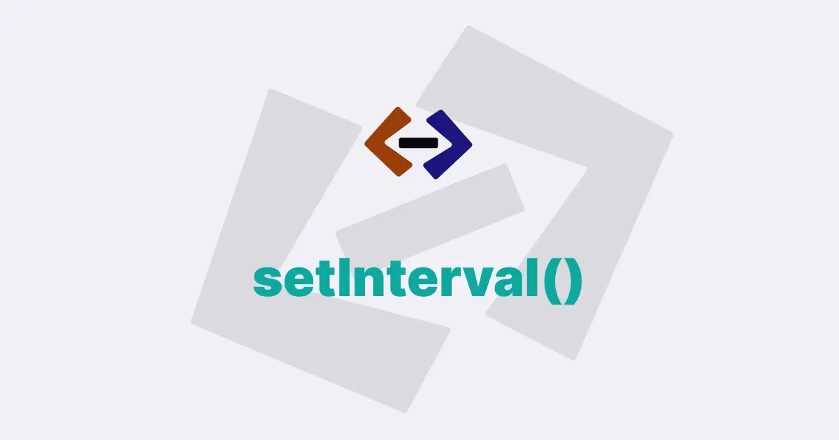 What is the use of the setInterval() method in JavaScript?