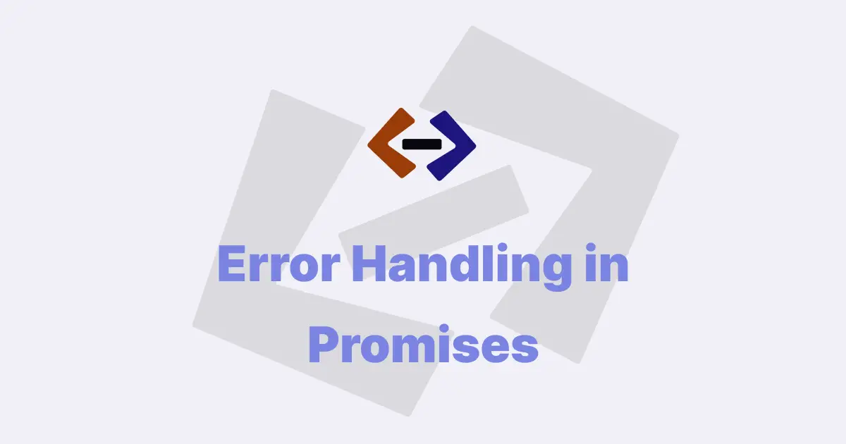 How do you handle errors in JavaScript Promises?