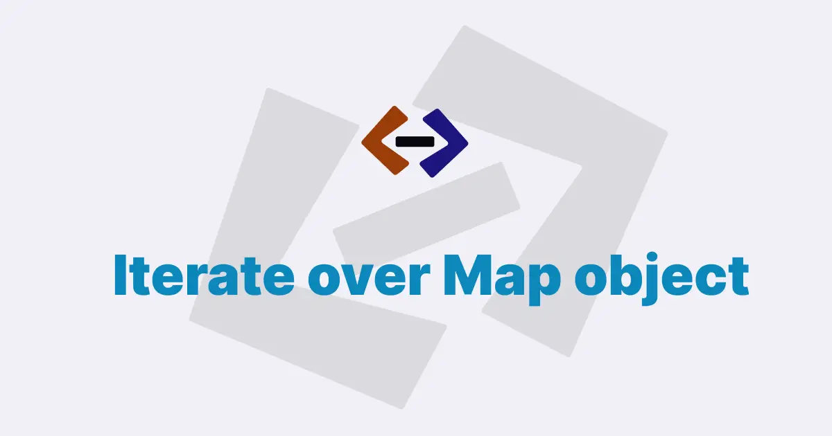 How do you iterate over a Map object in JavaScript? 